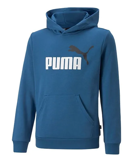 Puma ESS Logo Hoodie - Lake Blue