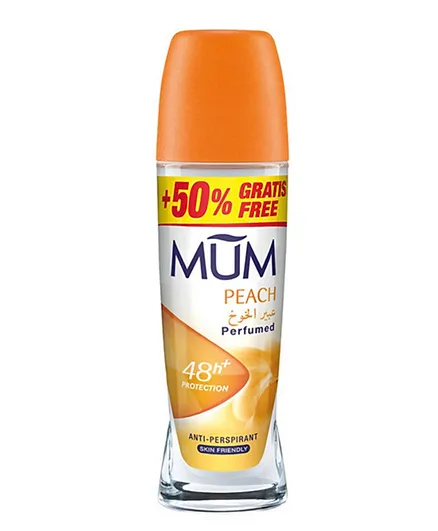 MUM Deodorant Roll On 75mL  - Peach