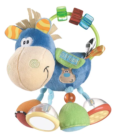 Playgro Toy box Clip Clop Activity Rattle - Blue