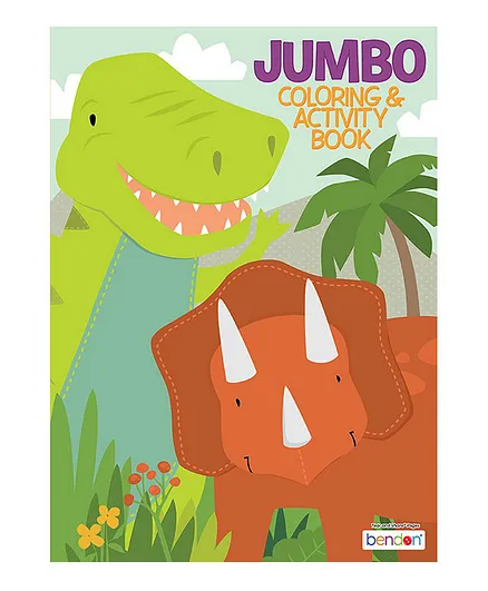 Jumbo Coloring and Activity Book - English