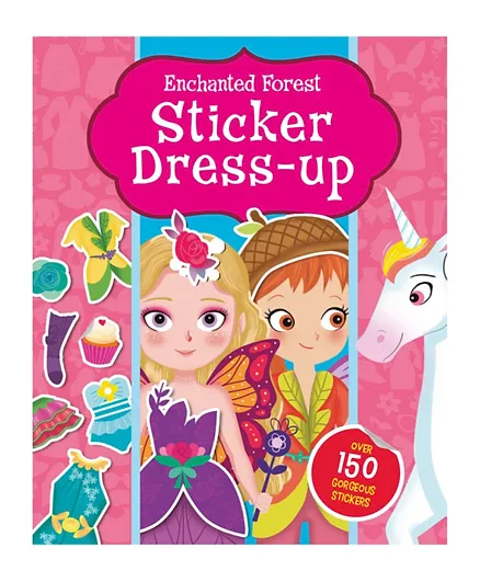 Enchanted Forest Sticker Dress Up - English