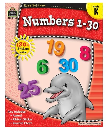 Teacher Created Resource Ready Set Learn Numbers 1-30 - 64 Pages
