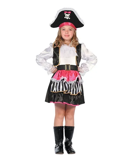 Party Magic Pirate Girl Super Deluxe Costume - Multicolor