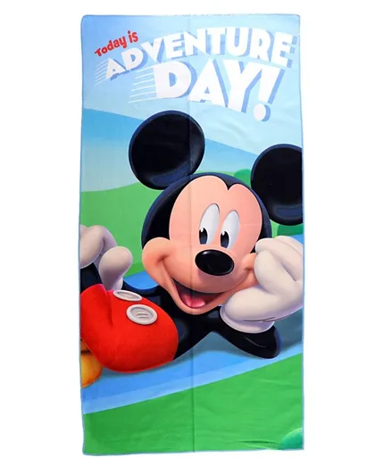 Disney Mickey Printed Beach Towel for Kids Boys - Multicolor
