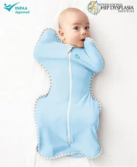 Love To Dream Stage 1 Swaddle Up Lite 0.2 TOG Small  - Light Blue