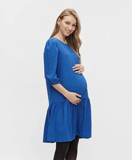Mamalicious Maternity Dress - Amparo Blue