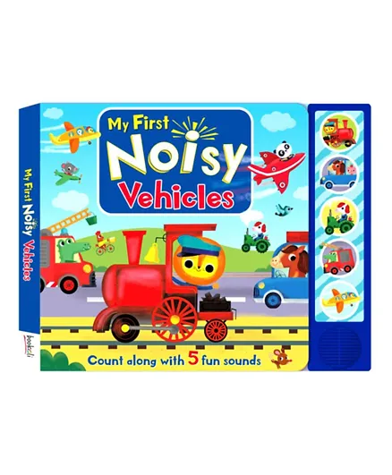 My First Noisy Vehicles Sound Book - 10 Pages