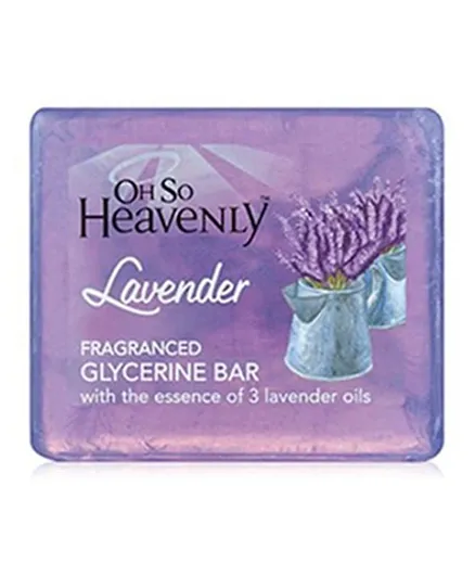 Oh So Heavenly Lavender Fragranced Glycerine Bar - 150g