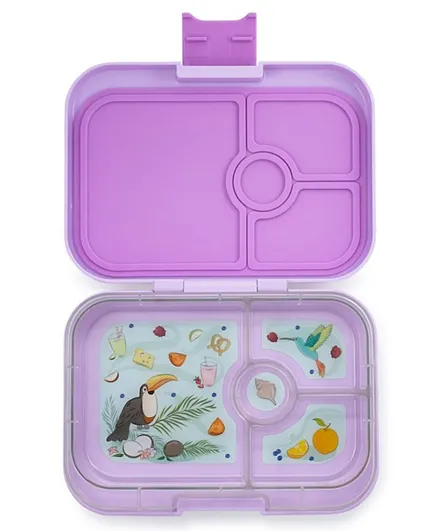 Yumbox Lila 4 Compartment Lunchbox - Purple