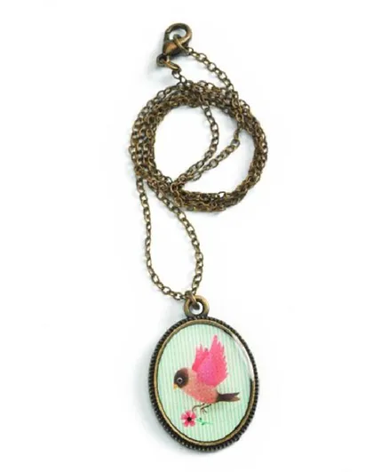 Djeco Lovely Sweet Bird Necklace - Multicolour