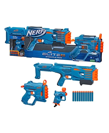 Nerf Elite 2.0 Stockpile 3-Blaster Pack