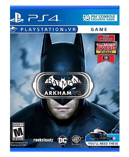 Warner Bros. Interactive Entertainment Batman Arkham VR - Playstation 4