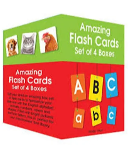 Amazing Flash Cards - Set of 4 Boxes