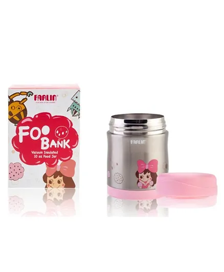 Farlin Pink Insulated Food Jar - 300ml