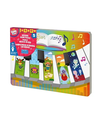 Spin Master Games Game Squad Piano Wood Sound Puzzle - 5 Pieces