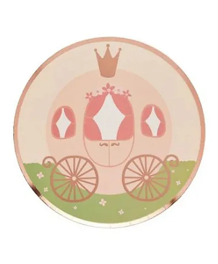 Hootyballoo Carriage Paper Plates - 8 Pieces