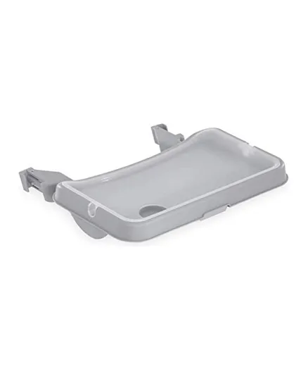 Hauck Alpha Tray 3 Part Dining Board & Table - Grey