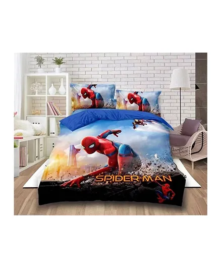 UKR Spider Man Kids Bedding Set - 4 Pieces