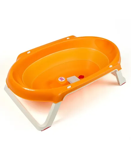 اوكي بيبي - حوض استحمام قابل للطي أوندا سليم - برتقالي