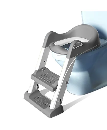 Sunveno Eazy Kids Step Stool Foldable Potty Trainer Seat - Grey