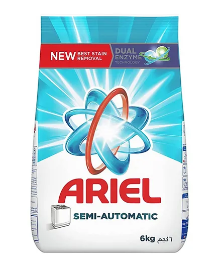 Ariel Powder Laundry Detergent Original Scent - 6 Kg