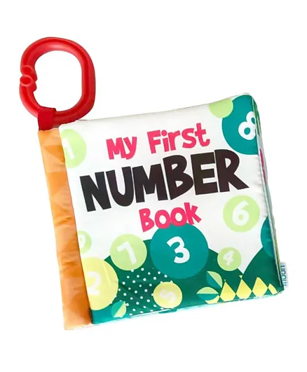 Moon Educational Toy Number Book with Detachable Clip - English