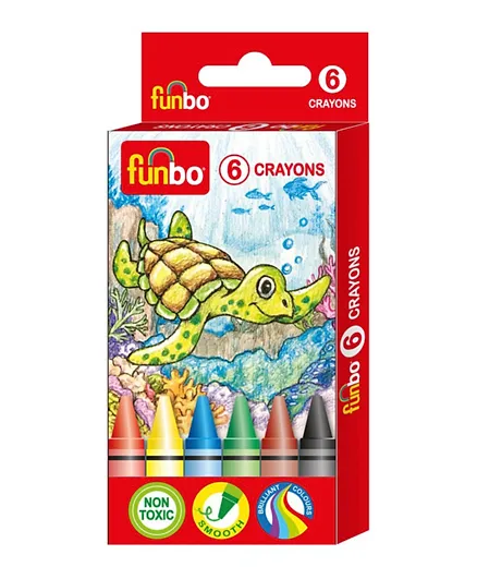 FUNBO Crayons - Pack of 6