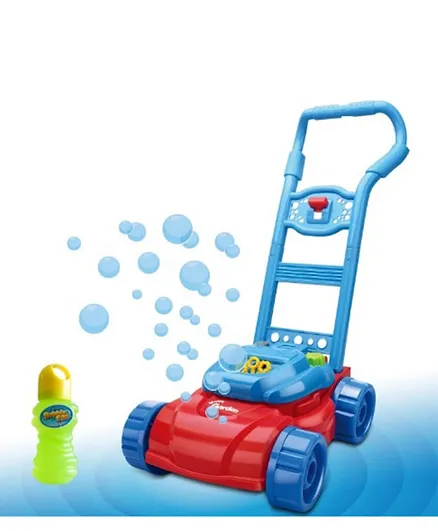 Power Joy Bubble Mower for Kids - Eco-Friendly, Non-Toxic, Quiet Motor, Stain-Free, 118ml with 4oz Solution, Age 3 Years+