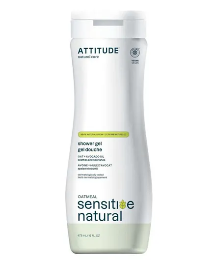 Attitude Oatmeal Sensitive Natural Shower Gel - 473mL