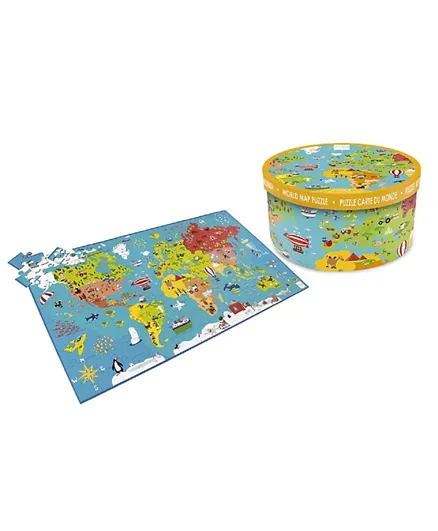 Scratch Europe World Map  Puzzle - 150 Pieces