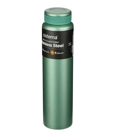 Sistema Chic Stainless Steel Bottle Green - 280ML