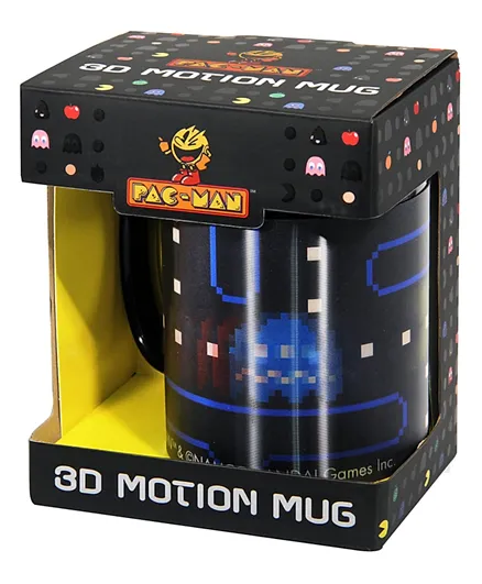 Pac-Man 3D Motion Mug Black - 500mL