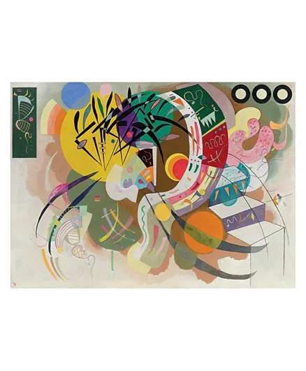 EuroGraphics Dominant Curve By Wassily Kandinsky Puzzle - 1000 Pieces