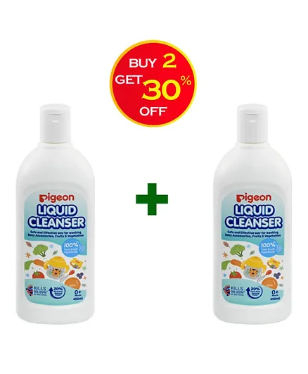 Pigeon Liquid Cleansers 2 Pieces - 450ml Each