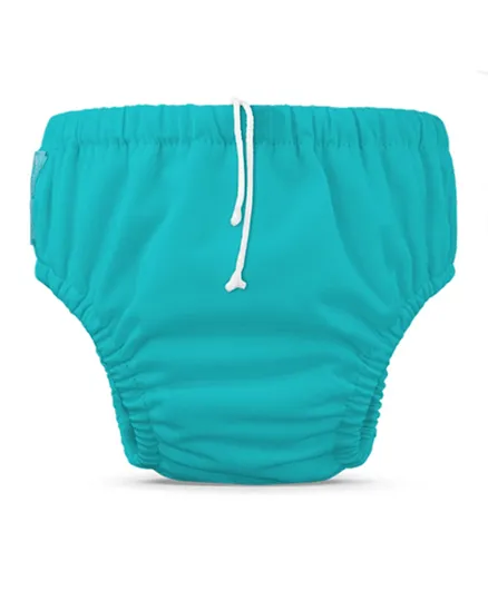 Charlie Banana 2-In-1 Swim Diaper & Training Pants Fluor Turquoise - Medium