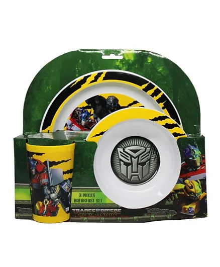 Transformers Mico Breakfast Set - 3 Pieces