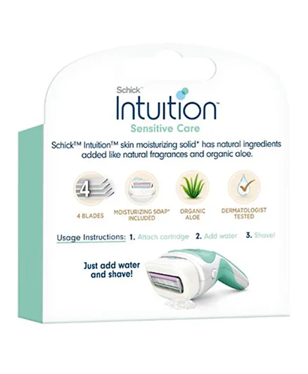 Schick Intuition Sensitive care Kit Aloe & Vitamin E - 4 Pieces
