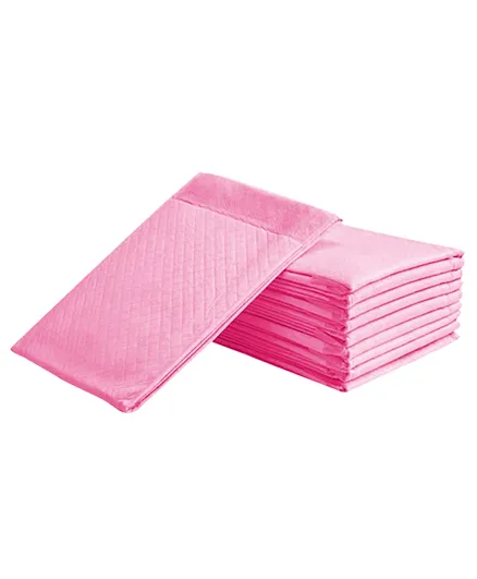 Star Babies Pink Disposable Changing Mat Pack of 20 - Buy one Get one Free