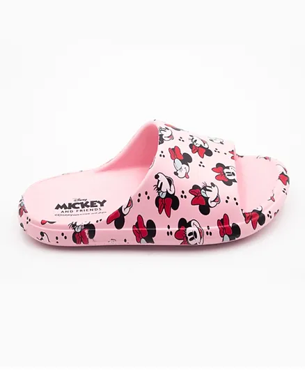 Minnie Mouse Slides - Light Pink