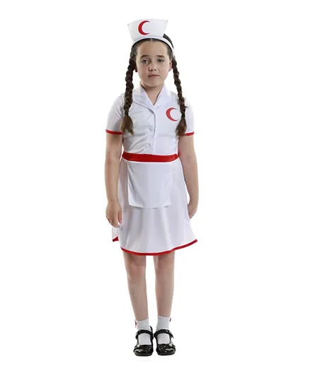 Mad Toys Nurse Kids Professions Costume - White