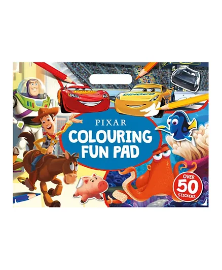 Disney Pixar Colouring Fun Pad - English