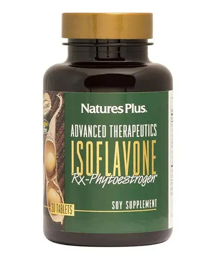 NaturesPlus Advanced Therapeutics Isoflavone Rx-Phytoestrogen - 30 Tablets