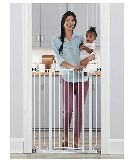 Regalo Easy Step Extra Tall White Baby Gate 1166 H DS - White