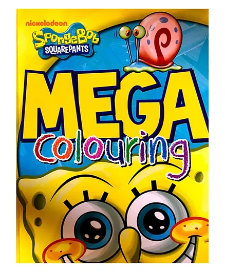 Spongebob Squarepants Mega Colouring - English
