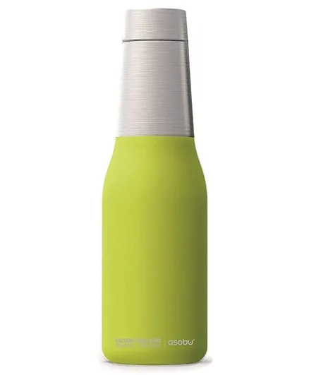 Asobu Oasis Vacuum Insulated Double Walled Water Bottle Lime - 600 ml