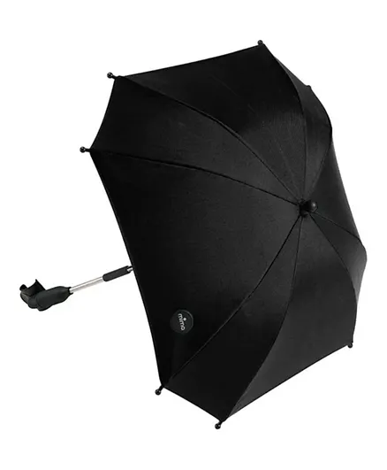 ميما - مظلة زاري زيغي مع مشبك - أسود