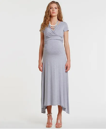 فستان حمل بيلا ماما - رمادي ميلانج