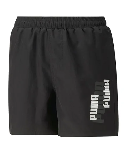 PUMA Logo Lab Woven Shorts - Black
