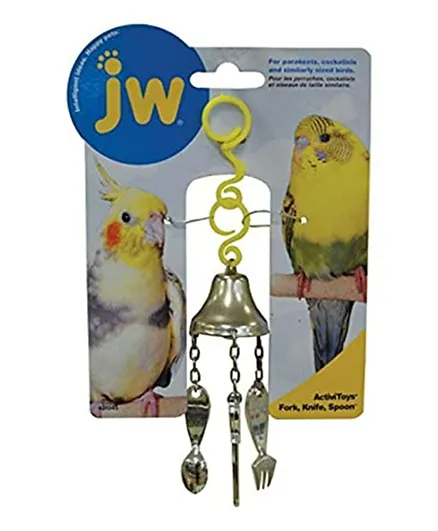 JW Pet Company Activitoy Fork, Knife and Spoon Small Bird Toy