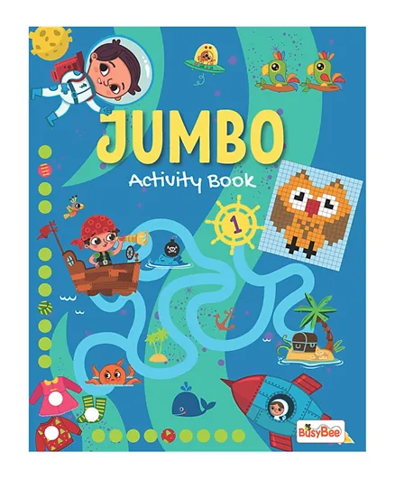 SAKHA Little Kitabi Jumbo Activity Book 1 - English
